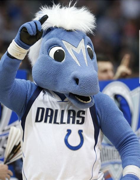 Dallas Mavericks mascot representative